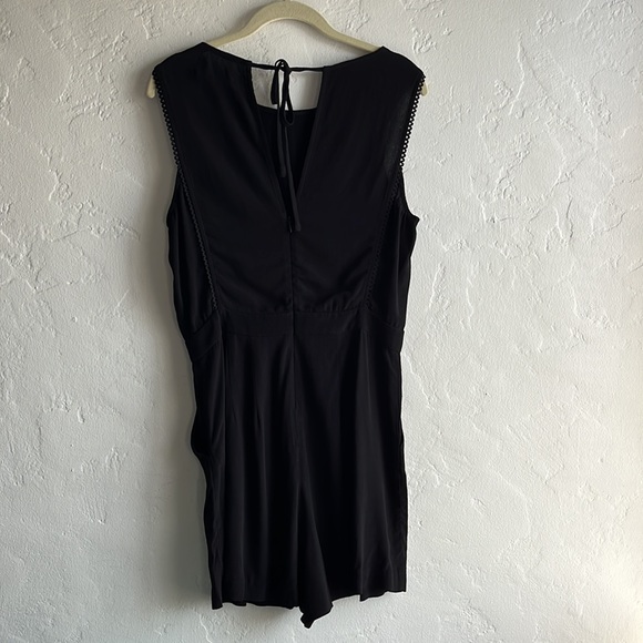 Madewell, Elegant Black Romper in Black, Size 4 - Picture 5 of 6